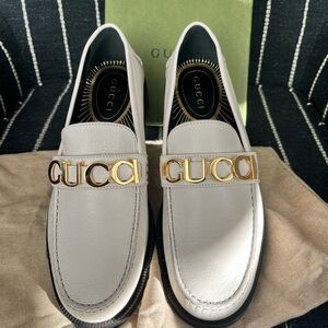 Gucci leather loafers
